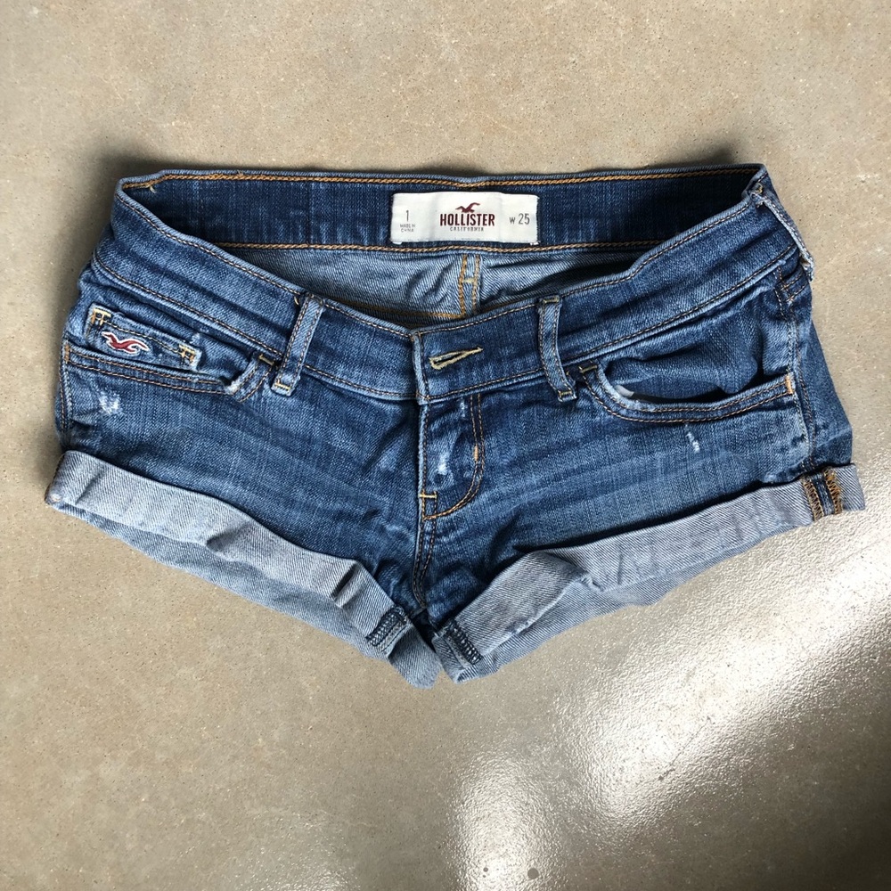 Hollister jean shorts